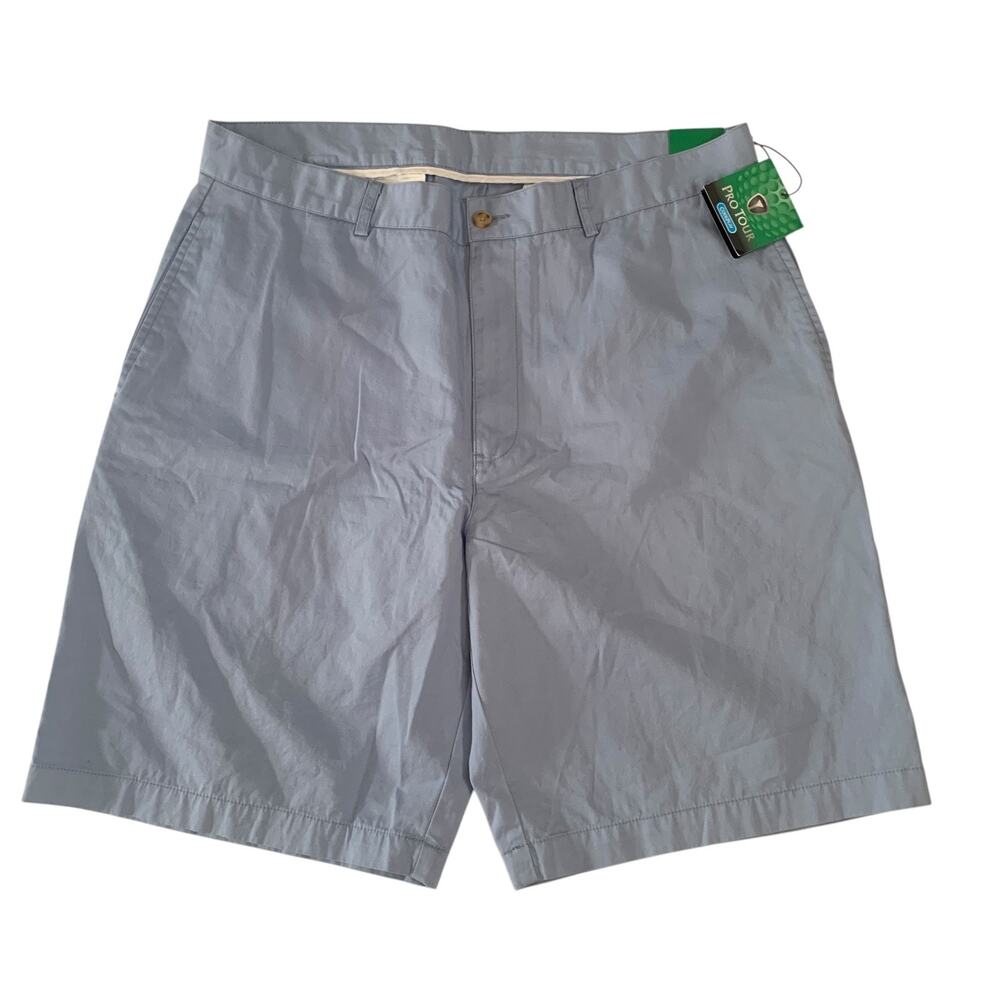 Pro Tour Coolplay Men's Size 36 Flat Front Forever Blue Golf Shorts Brand New